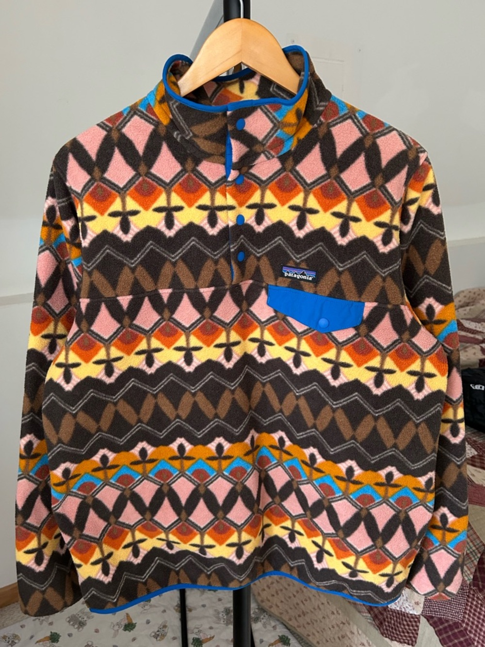 Patagonia Fleece Synchilla Snap Pullover Sweater Jacket Women’s Large